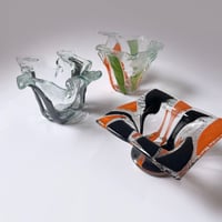 Murano glass container