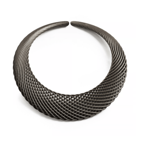 3D printed necklace / bracelet / pierces / ring_3 colors