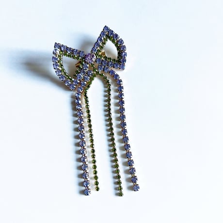 Italian designer's crystal brooch