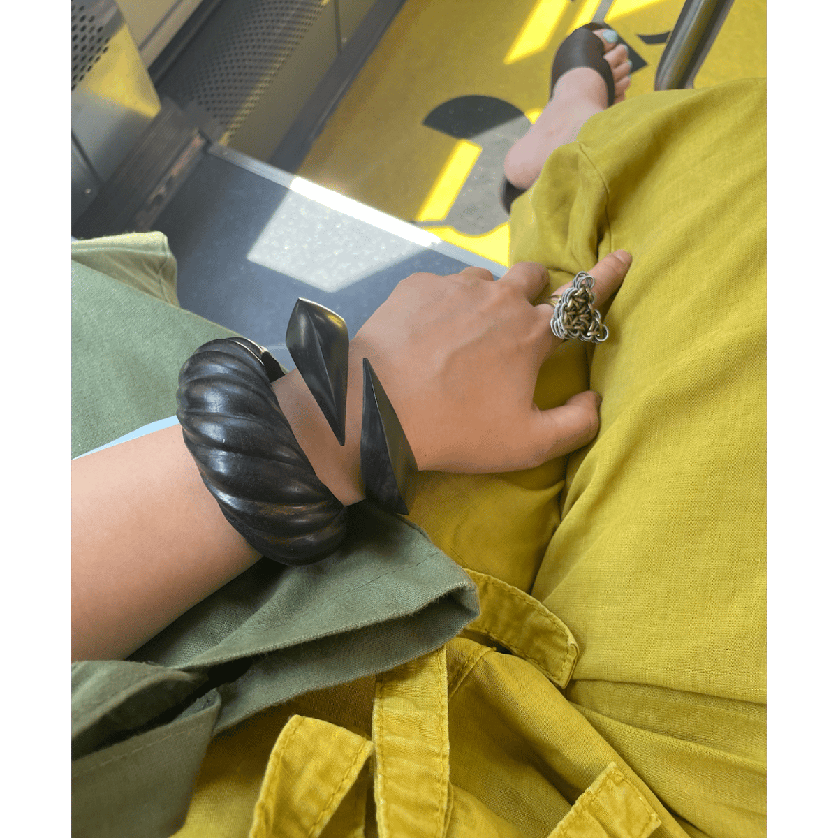 Venezian designer's ebony bangle | milamilan