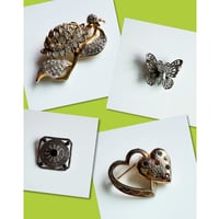 60's vintage brooch_4 types