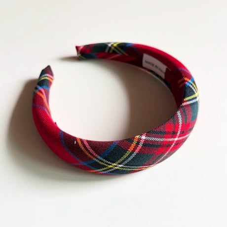 Sicilian hair band tartan check_3 types