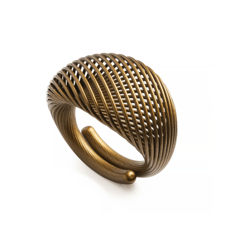 3D printed necklace / bracelet / pierces / ring_3 colors