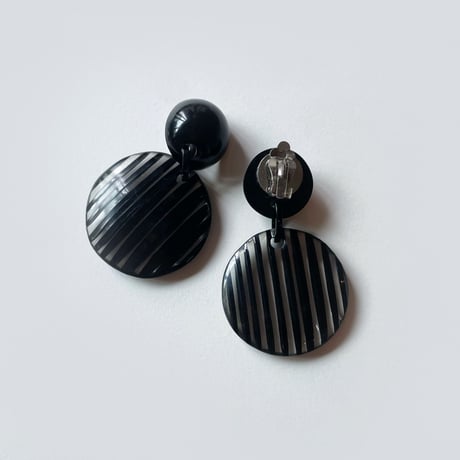 Milanese designer's vintage resin earrings