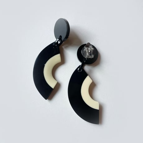 Milanese designer's vintage resin earrings