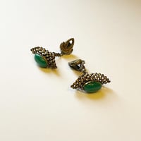 60's vintage silver earrings