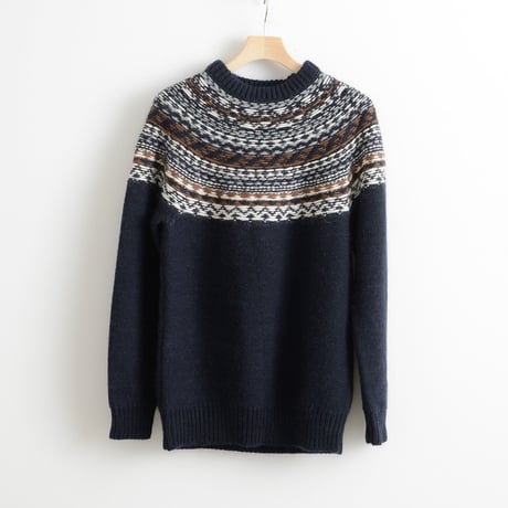 ALLEGE HOMME / Back nordic knit
