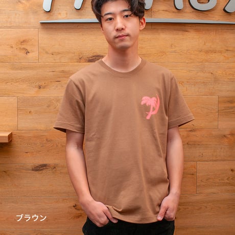 超厚手U.SコットンムーンロゴTシャツ（7.1oz.スーパーへヴィーウェイト）