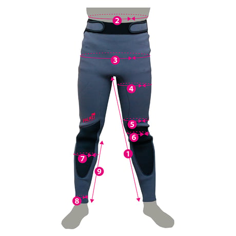 6月下旬〜発送！「PALMS WADING SYSTEM」Web予約販売限定！PALMSセミドライロングパンツ