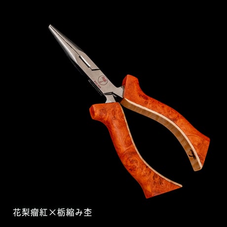 山形の『With Buddy HANDMADE WORKS』さんとのコラボ “スプリットリングプライヤーウッドグリップカスタム（Sサイズ ）”