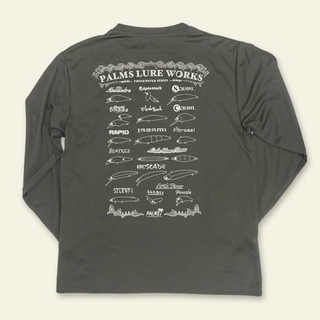 "PALMS LURE WORKS" -FRESH WATER SERIES-  ドライロングスリーブTシャツ