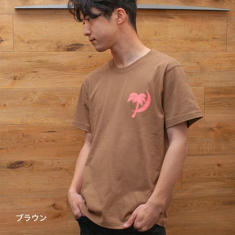 超厚手U.SコットンムーンロゴTシャツ（7.1oz.スーパーへヴィーウェイト）