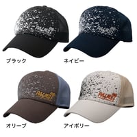 飛沫柄メッシュキャップ ＜新色ブラック登場！＞
