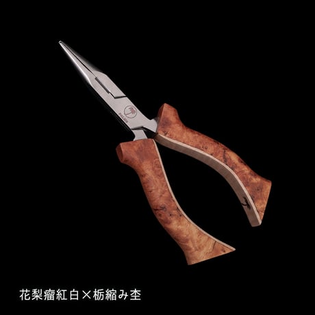山形の『With Buddy HANDMADE WORKS』さんとのコラボ “スプリットリングプライヤーウッドグリップカスタム（Sサイズ ）”