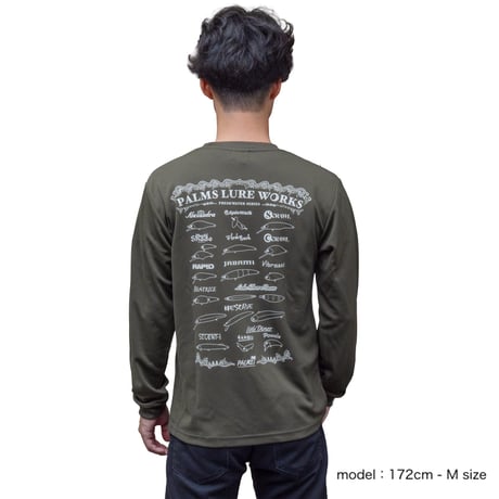 "PALMS LURE WORKS" -FRESH WATER SERIES-  ドライロングスリーブTシャツ