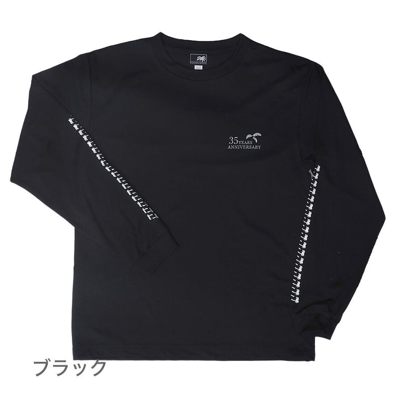 PALMS 35周年記念 4.4オンス バックロゴドライロングスリーブTシャツ 