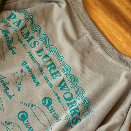 "PALMS LURE WORKS" -FRESH WATER SERIES-  ドライロングスリーブTシャツ