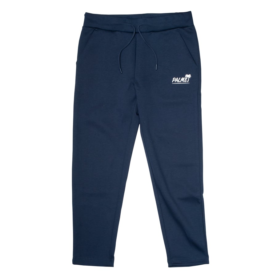 【中古】カラー kolor BEACON ウールダンボール スウェット パンツ イージー テーパード 20WCM-P17201 1 青 椰子紋