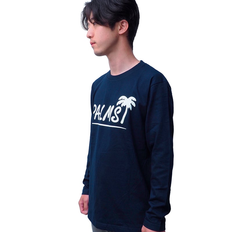 Aooo ロゴロングスリーブTシャツ ネイビー Mサイズ ロンT Aooo ロゴロングスリーブTシャツ ネイビー Mサイズ ロンT 定番