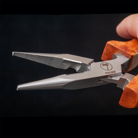 山形の『With Buddy HANDMADE WORKS』さんとのコラボ “スプリットリングプライヤーウッドグリップカスタム（Sサイズ ）”