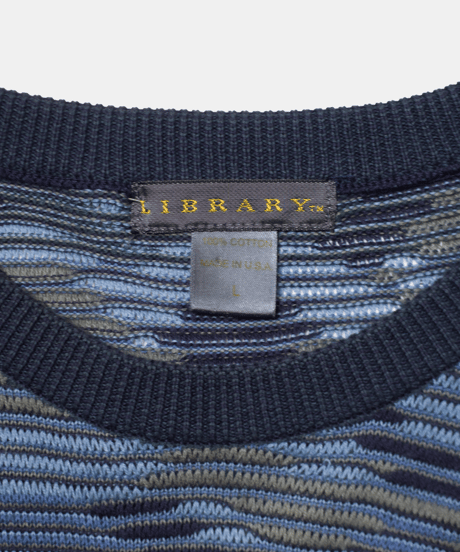 Union Made Library 3D Cotton Sweater L