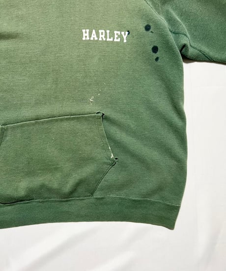 70-80's Champion？ Faded Hoodie "HARLEY" L