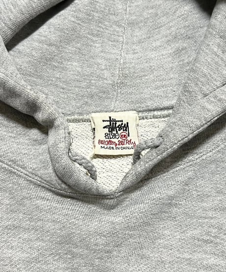 '95 STUSSY "S" Felt Logo Hoodie XL
