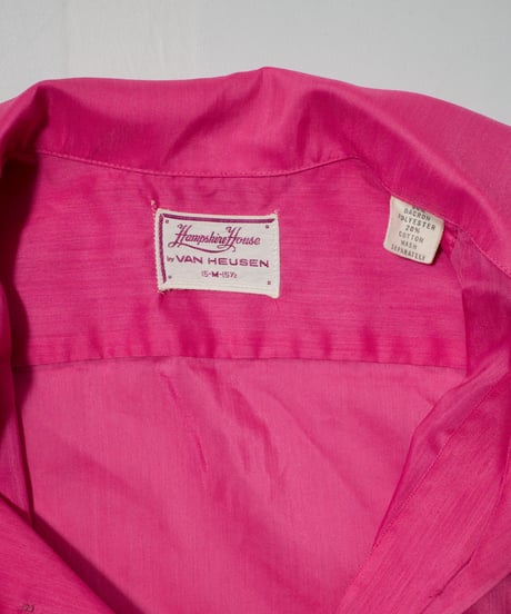 70's Van Heusen Polyester O/C Shirts M