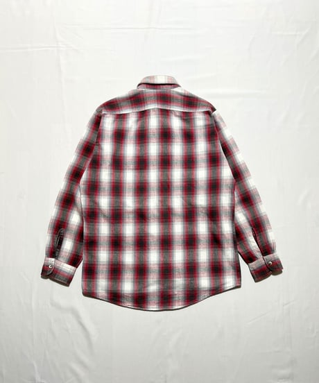 80's Private Property Ombre Check Shirts M
