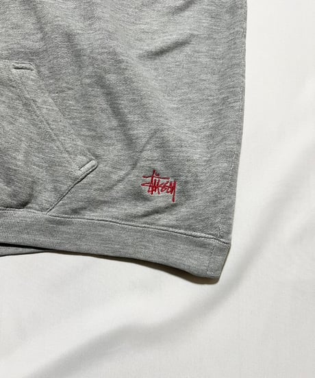 '95 STUSSY "S" Felt Logo Hoodie XL