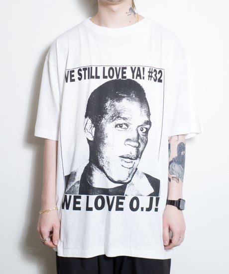 90's O.J. Simpson "Don't Squeeze the Juice!" S/S T-shirts L