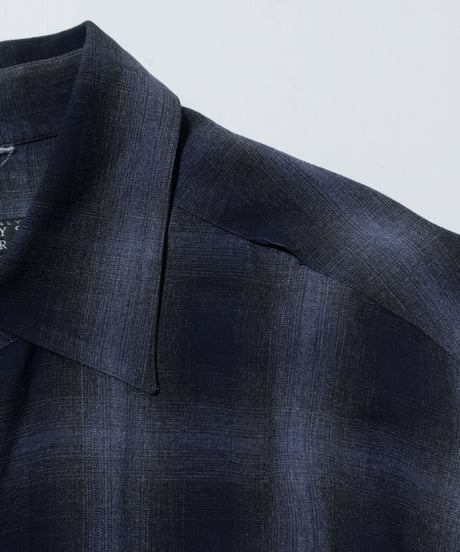 90's Barneys NewYork Ombre Check Shirts