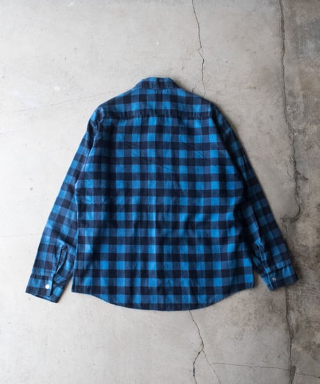 60-70's Donlin Print Flannel Shirts L