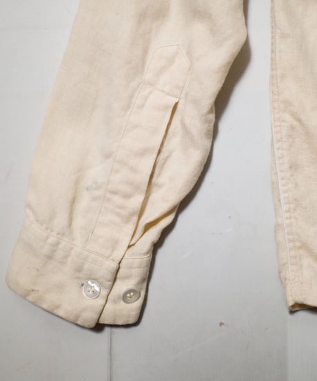 50-60's Fulella? Cotton/ Wool Mixed O/C Shirts M
