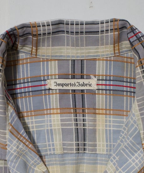 60's Unknown O/C Check Shirts M