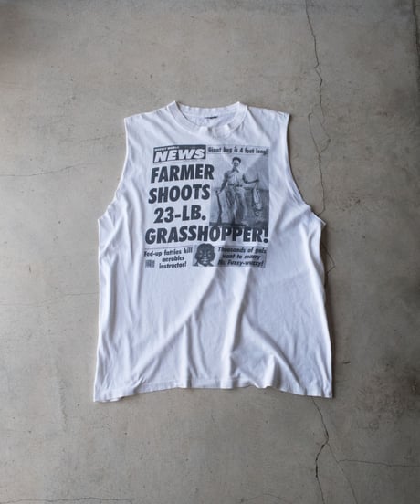 90's Tabloid "Farmer Shoots 23-LB. Grasshopper !"