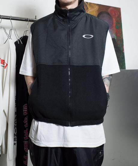 2000's Oakley Genuine Software Fleece Vest L