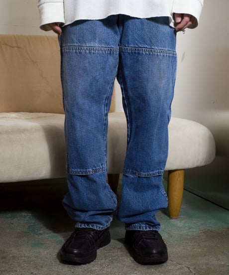 90's Dickies Double Knee Denim Pants 36x30