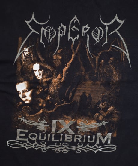 90-2000's Emperor "IX Equilibrium" S/S T-shirts XL