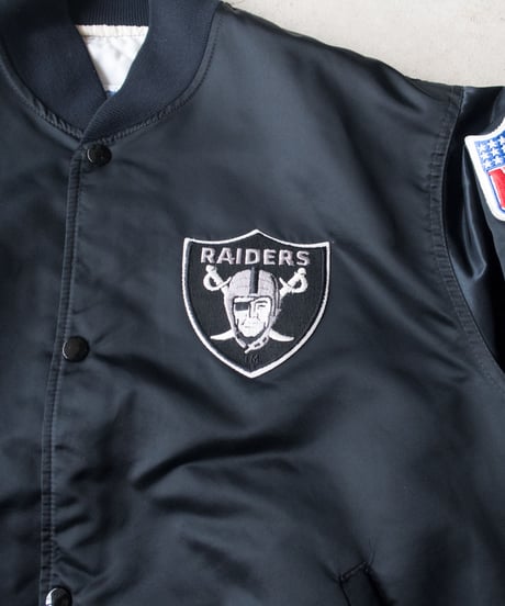 80-90's STARTER "NFL Raiders" Stadium Jacket L