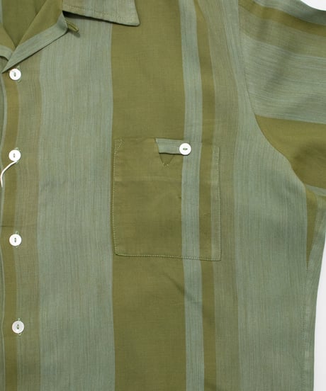 60-70's Capti Open Collar Shirts XL