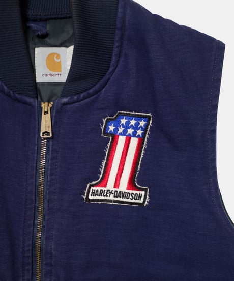 80's Carhartt Customized Duck Vest M