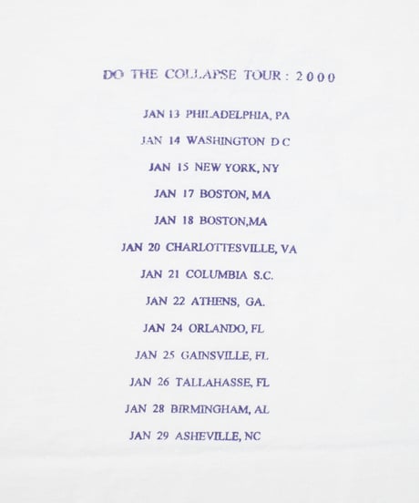 2000's Guided By Voices "Do the Collapse Tour" XL