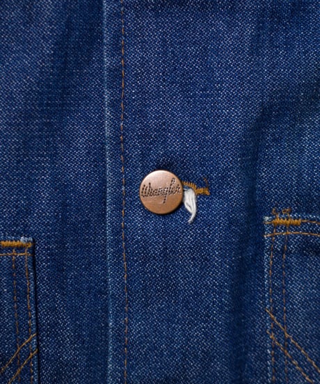 80's Wrangler Customized Denim Vest "Motorcycle"