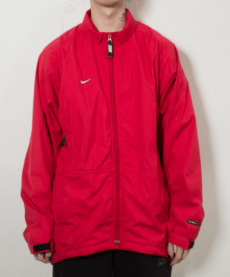 90's NIKE Logo Embroidered Zip-up Jacket M
