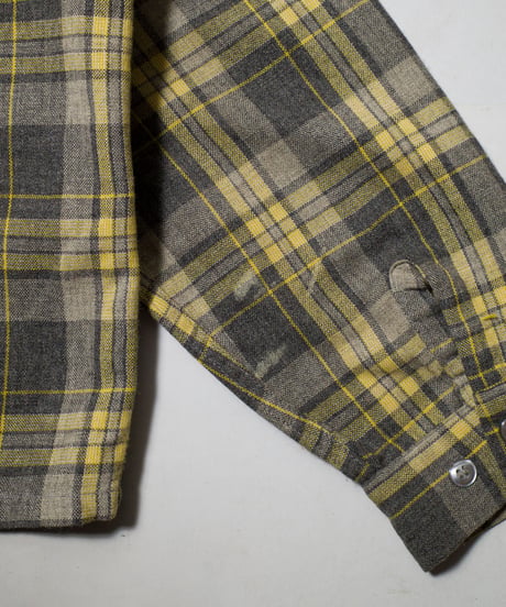 Unknown 50-60's Wool Check Shirts