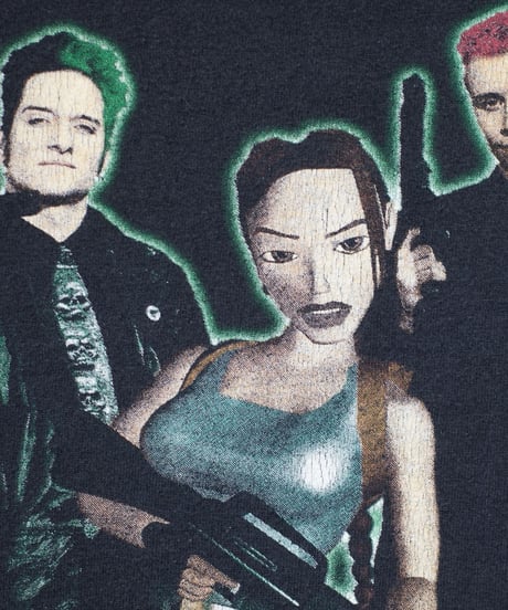 90's Die Arzte feat. Lara Croft S/S T-shirts XL