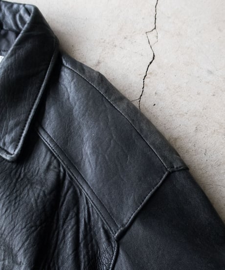 90's AVALANCHE Leather Jacket XL