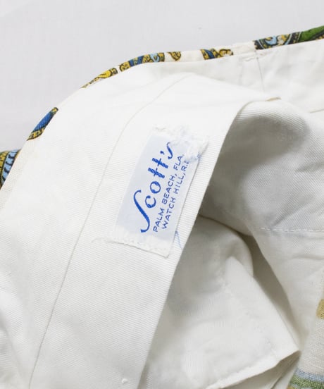 60~70's Scott's Paisley Patterned Pants