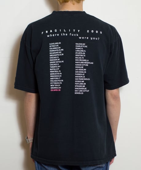 2000's Nine inch nails S/S T-Shirts "Fragility Tour" XL